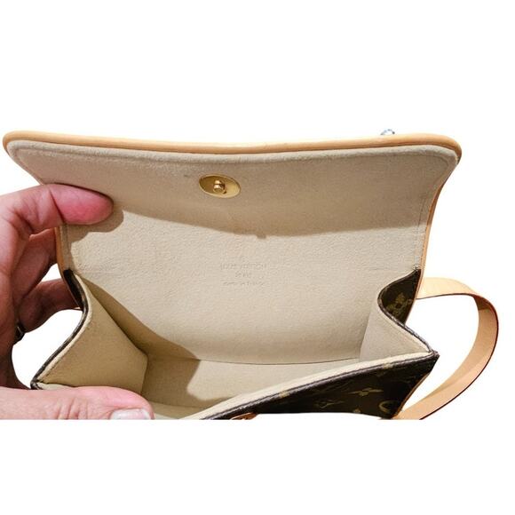 Louis Vuitton Pochette Florentine Monogram (With Snap Leather Belt) Brown XS - Picture 7 of 16